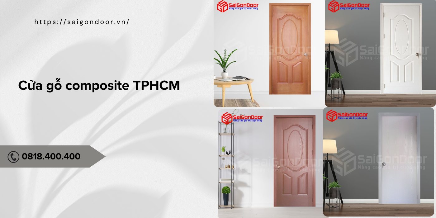 Cửa nhựa composite được làm từ chất liệu WPC phổ biến hiện nay