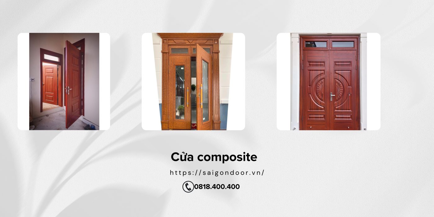 Cửa composite tỉnh Tiền Giang - Sản phẩm cửa chất lượng xứng đáng với giá tiền 3 Cấu tạo của cửa composite tỉnh Tiền Giang với hai bộ phận chính