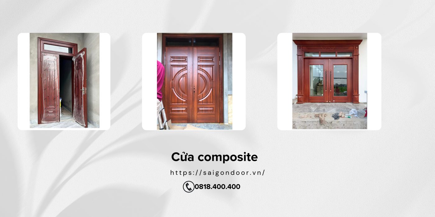 Cửa nhựa giả gỗ có khả năng chịu nhiệt độ cao 