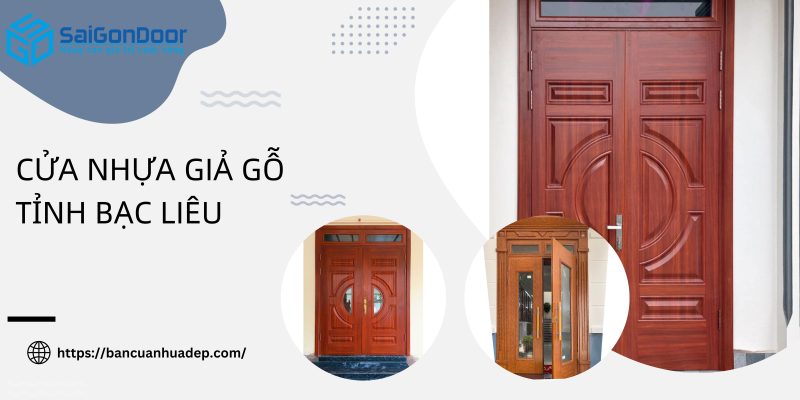 Cửa nhựa giả gỗ tỉnh Bạc Liêu