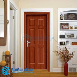 Cửa gỗ HDF Veneer HDF 6A-Sapele
