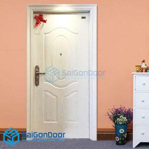 Cửa thép vân gỗ 1