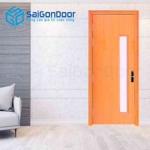 Cửa Gỗ MDF veneer P1GL Xoan dao
