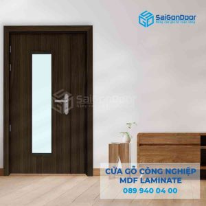 Cửa Gỗ Công Nghiệp MDF Laminate 2P1G1