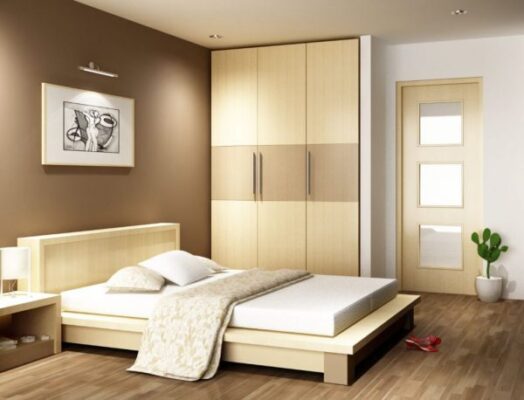 Nội thất phòng ngủ bằng nhựa hiện đại, sang trọng