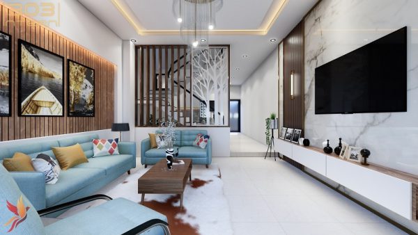 Mẹo thiết kế phòng khách 25m2 siêu đẹp cho mọi nhà