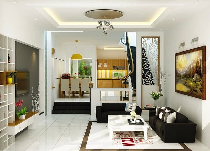 Tuyển chọn những mẫu thiết kế nội thất phòng khách nhà phố đẹp mê hồn 27 Tuyen chon nhung mau thiet ke noi that phong khach