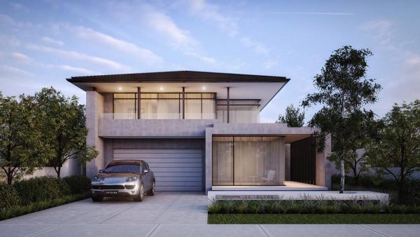 màu sơn phù hợp phong cách tổng thể của biệt thự