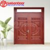 Cửa Thép Vân Gỗ SGD-KM.TVG-2C-6 1 SGD KM.TVG 2C 6