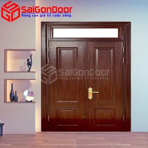 Cửa Thép Vân Gỗ SGD-KM.TVG-2C-7