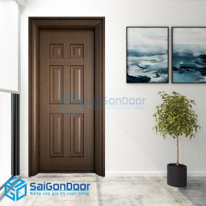 Cửa thép vân gỗ 108