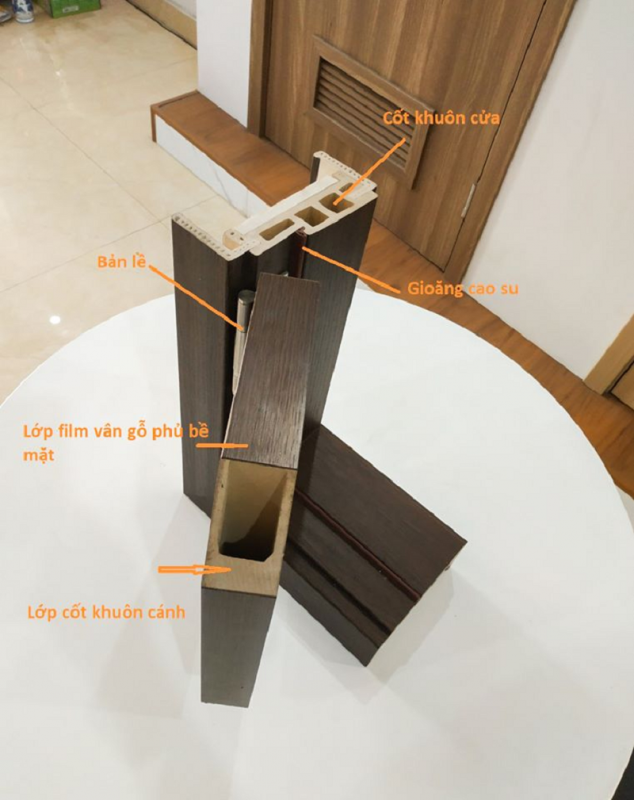 Cửa nhựa gỗ composite được người tiêu dùng ưu tiên lựa chọn 3 cua nhua go composite duoc nguoi tieu dung uu tien lua chon