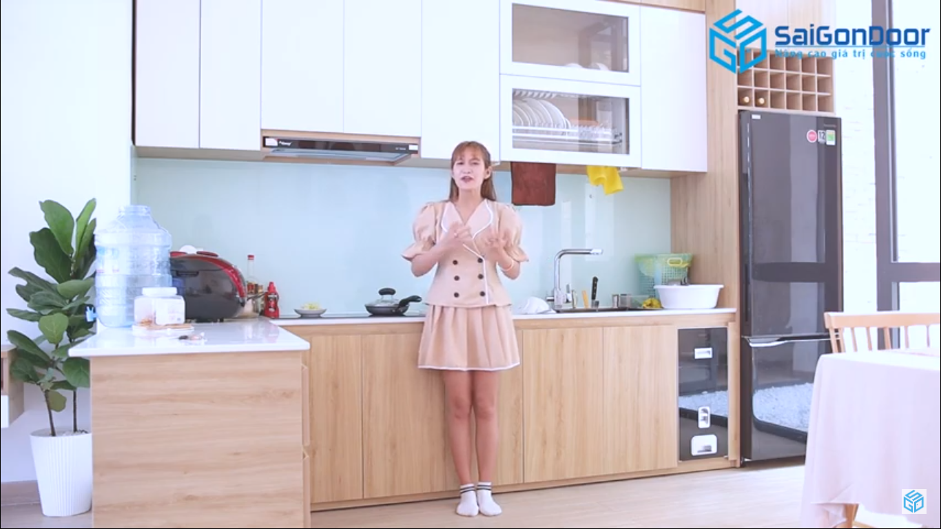 GIỚI THIỆU TỦ KỆ BẾP GỖ CÔNG NGHIỆP MDF SAIGONDOOR TẠI NHÀ KHÁCH HÀNG 1 GIỚI THIỆU TỦ KỆ BẾP GỖ CÔNG NGHIỆP MDF SAIGONDOOR TẠI NHÀ KHÁCH HÀNG