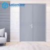 Cửa Gỗ Chống Cháy 2P son xam trang 2 Cua go chong chay 2P son xam trang.jpg GCC SGD