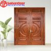 Cửa Thép Vân Gỗ SGD-KM.TVG-2C-14 1 SGD KM.TVG 2C 14