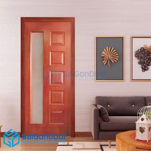 Cửa gỗ HDF Veneer SGD 6Gl-Camxe