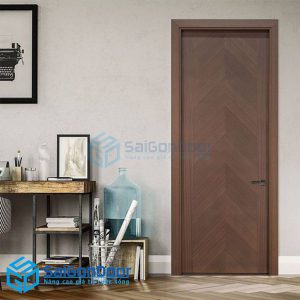 Cửa gỗ MDF Veneer P1.NEW-TEAK