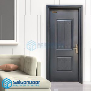 Cửa thép vân gỗ 3