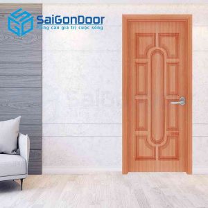 Cửa Gỗ Công Nghiệp SGD 019 sapele 2