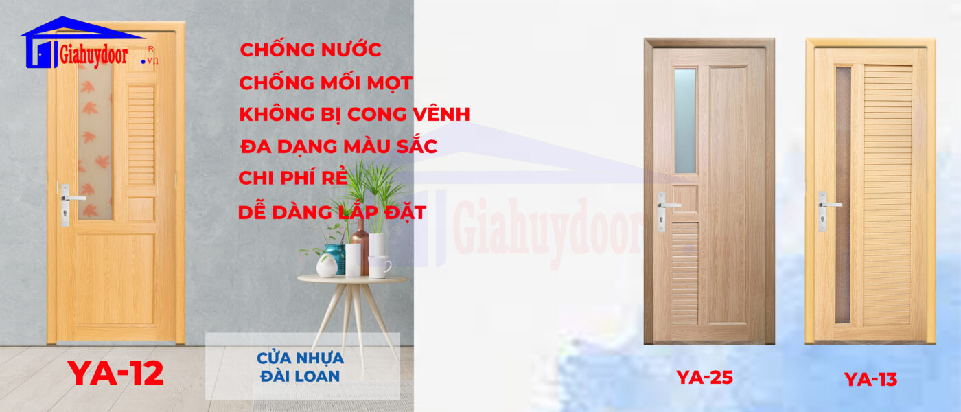 CỬA NHỰA GIẢ GỖ GIÁ RẺ CHẤT LƯỢNG VƯỢT THỜI GIAN