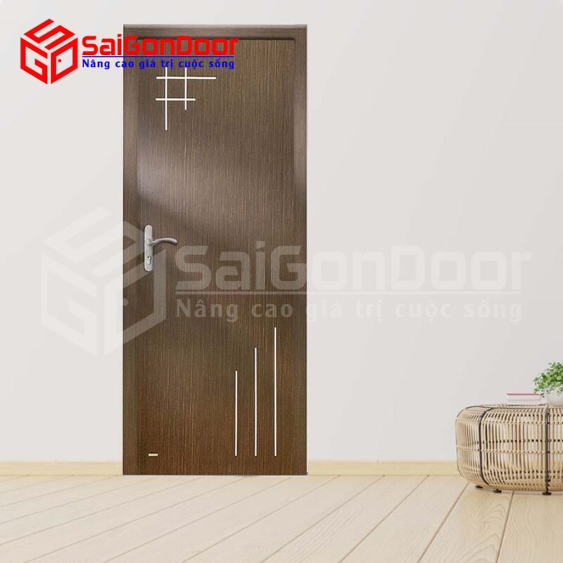 Cửa nhựa ABS thường dùng làm cửa phòng ngủ, nhà tắm hay vệ sinh mang phong cách hiện đại và độc đáo