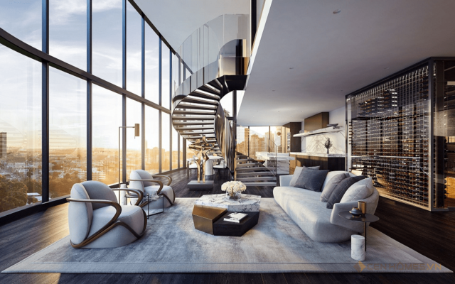 Can ho Penthouse Su khac biet nang tam dang
