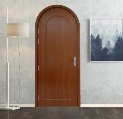 Cửa composite vòm thiết kế cho ngôi nhà độc đáo