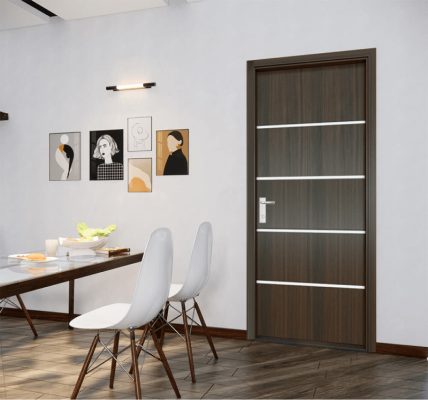 Mẫu cửa nhựa composite vân gỗ độc đáo
