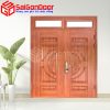 Cửa Thép Vân Gỗ SGD-KM.TVG-2C-8 1 SGD KM.TVG 2C 8
