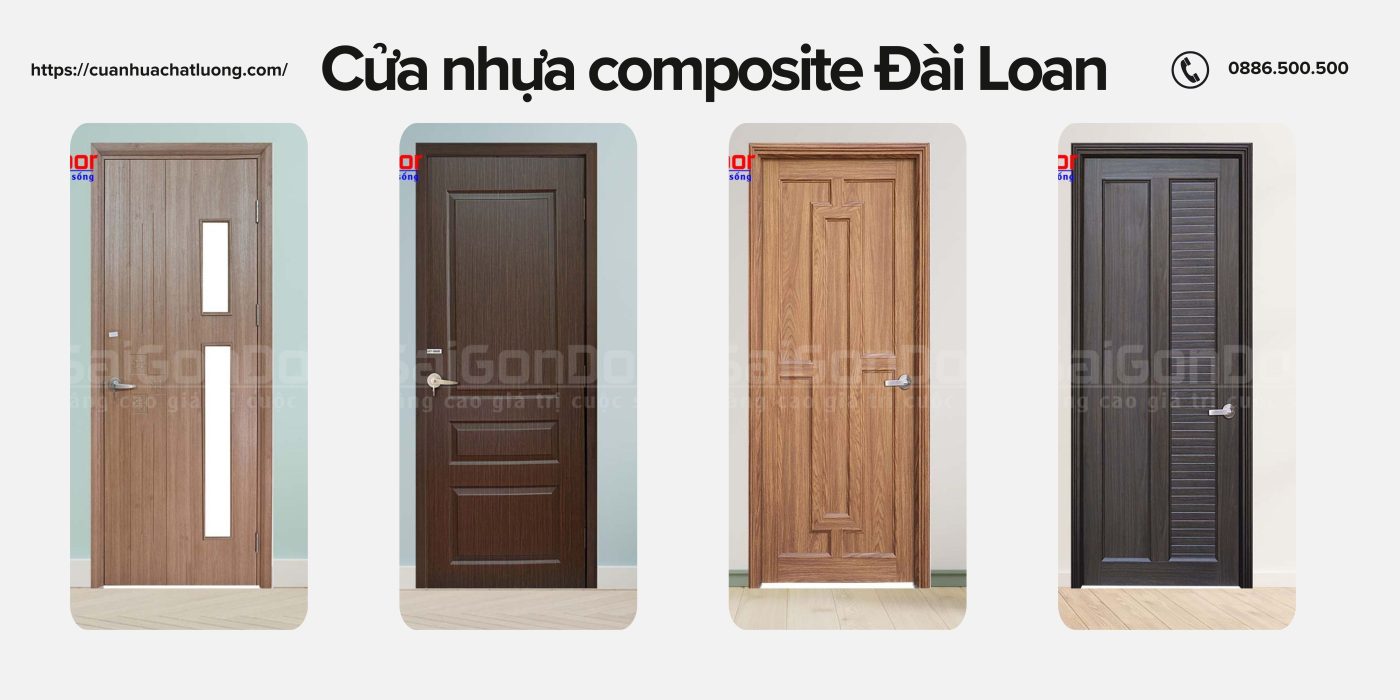 Cửa nhựa composite Đài Loan là sự lựa chọn hoàn hảo cho mọi không gian sống
