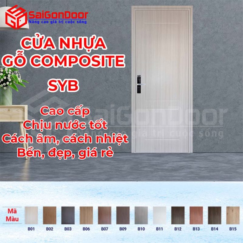 Cấu tạo của cửa nhựa giả gỗ