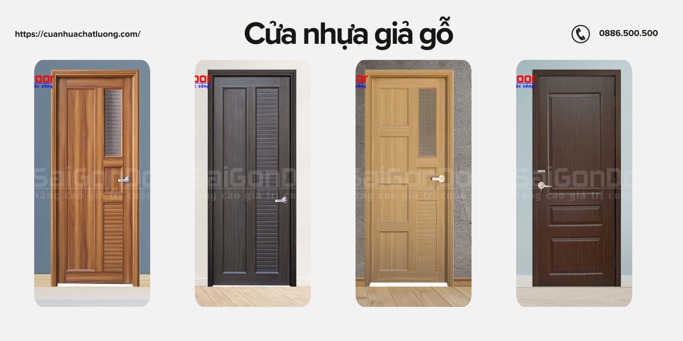 Cửa nhựa giả gỗ Bình Phước 