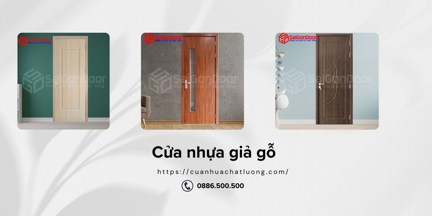 Cửa nhựa vân gỗ Bình Thuận