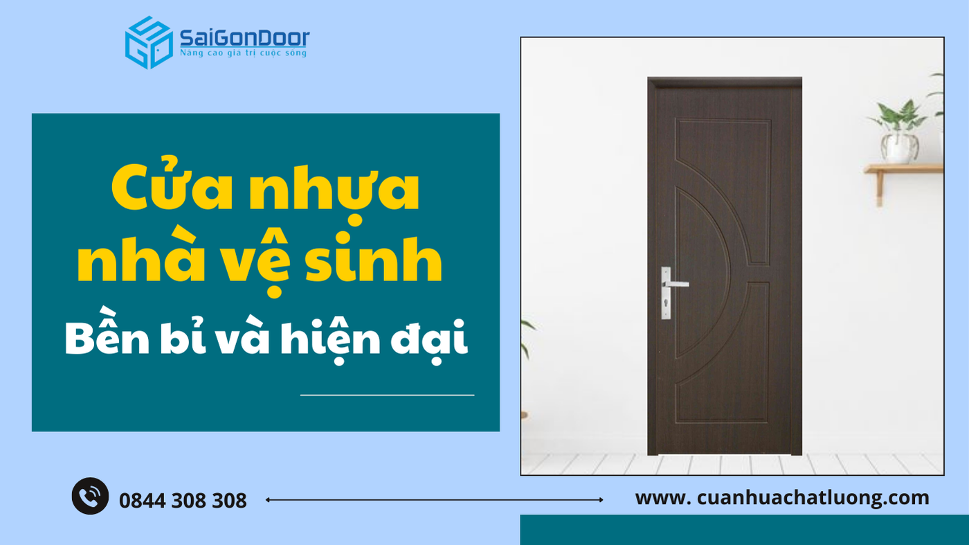 Cửa nhựa nhà vệ sinh - Bền bỉ và hiện đại
