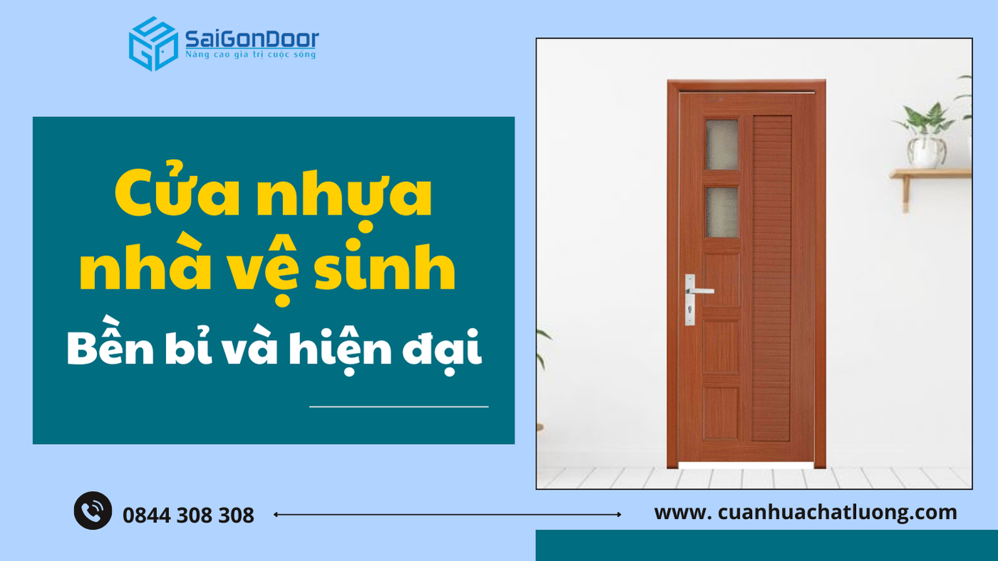 Cửa nhựa nhà vệ sinh - Bền bỉ và hiện đại