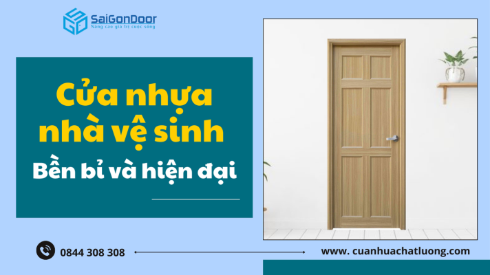 Cửa nhựa nhà vệ sinh - Bền bỉ và hiện đại