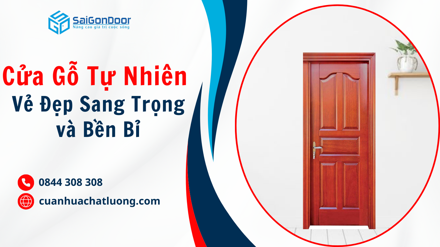 Cửa Gỗ Tự Nhiên Vẻ Đẹp Sang Trọng và Bền Bỉ