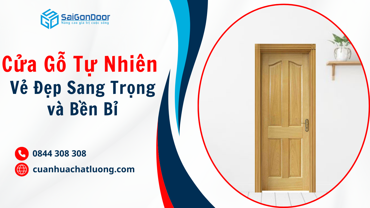 Cửa Gỗ Tự Nhiên Vẻ Đẹp Sang Trọng và Bền Bỉ