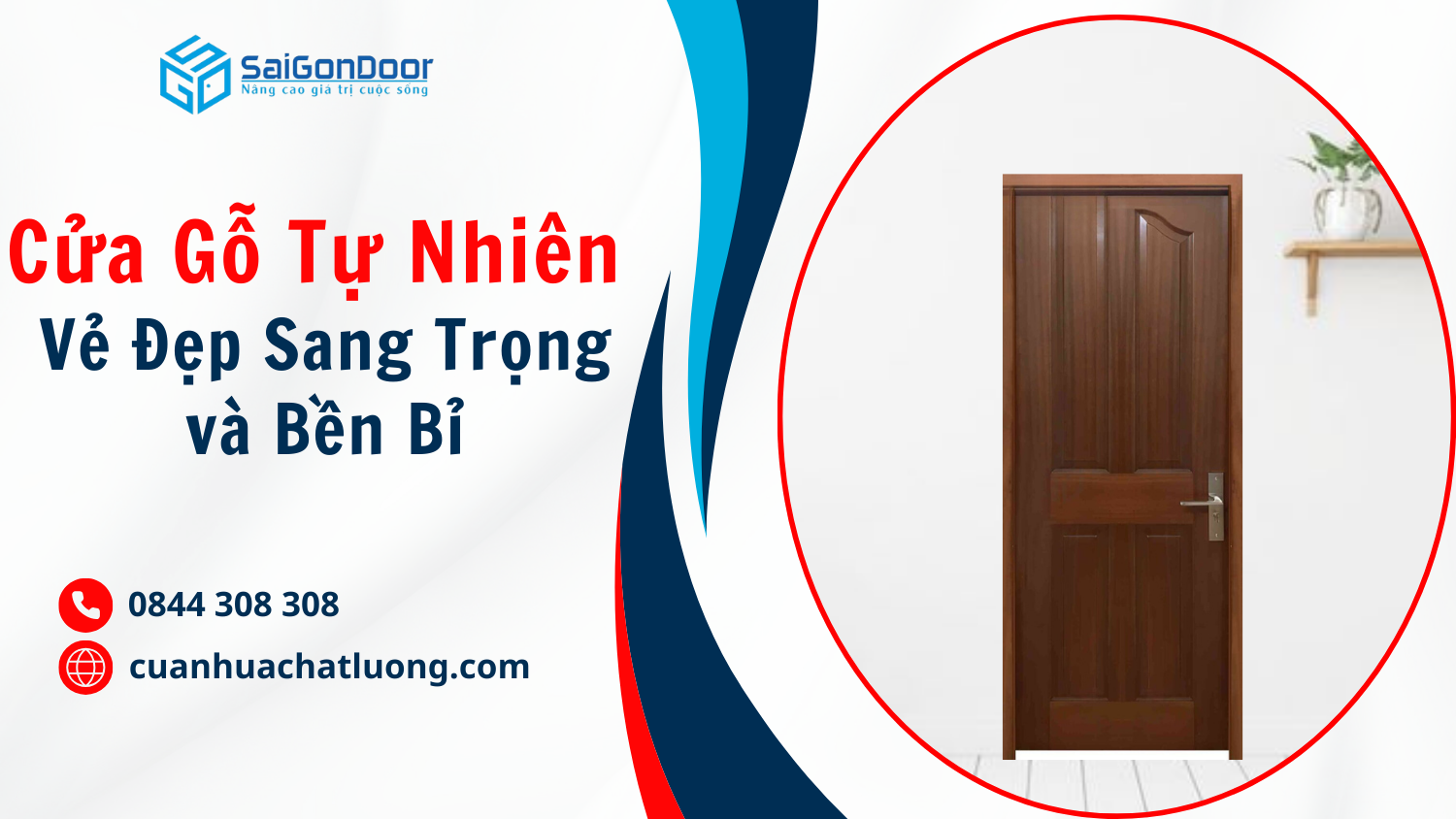 Cửa Gỗ Tự Nhiên Vẻ Đẹp Sang Trọng và Bền Bỉ
