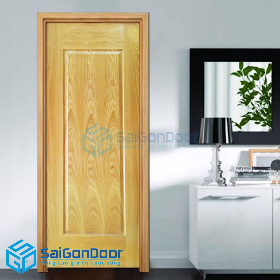 Cửa gỗ HDF Veneer 1B-OAK 1 cua go HDF verneer 1B OAK