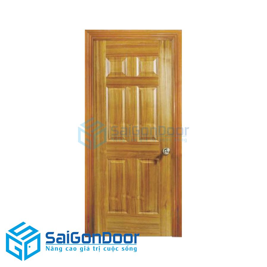 Cửa gỗ HDF Veneer SGD 6A-Taek 2 cua go HDF verneer SGD206A Taek 2