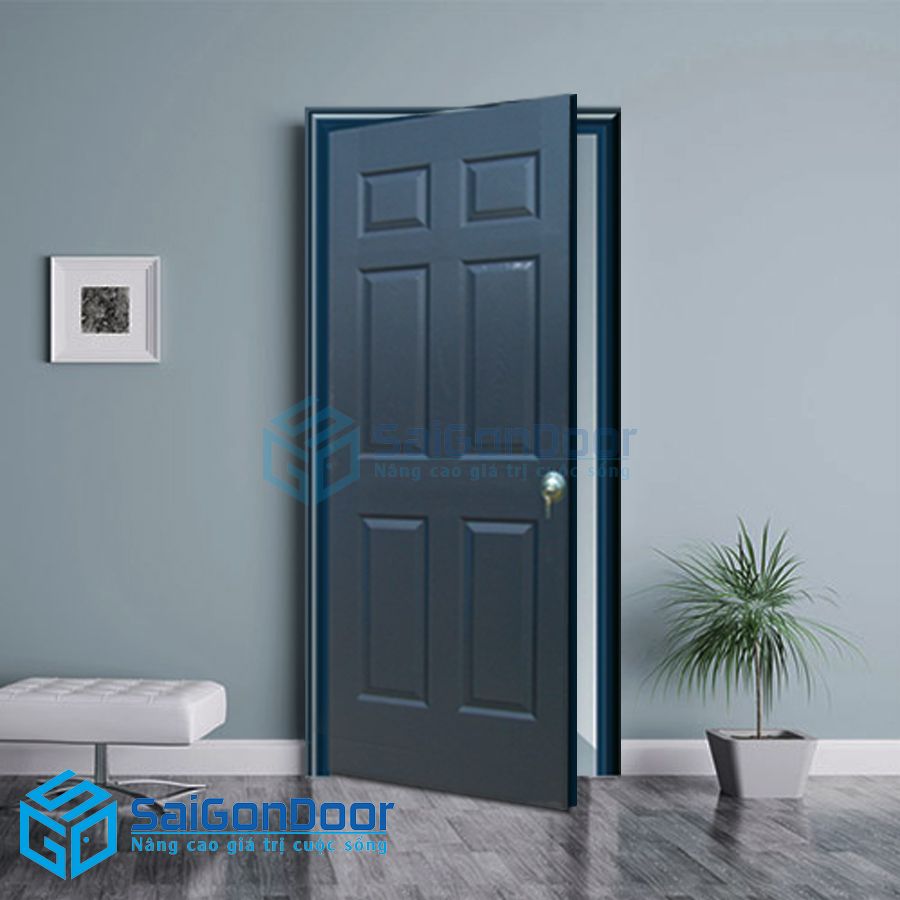 Cửa gỗ công nghiệp HDF SGD P6A-C14 1 cua go cong nghiep HDF SGD6A C3