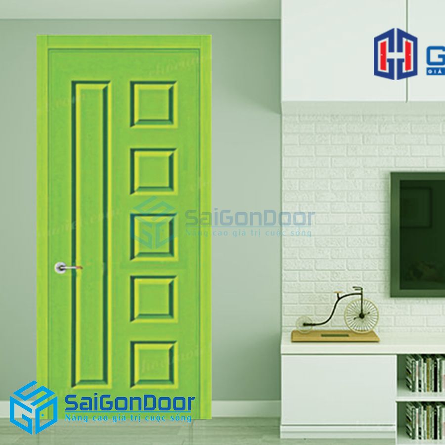 Cửa gỗ công nghiệp HDF SGD 6B-C6 1 cua go cong nghiep HDF SGD6B C6