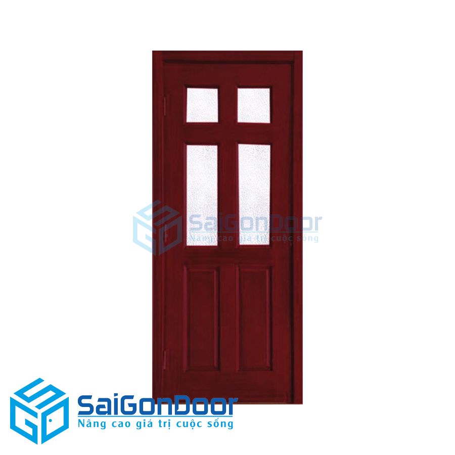 Cửa gỗ công nghiệp HDF SGD P6A4G-C12 2 cua go cong nghiep HDF SGD6G4 C12 2