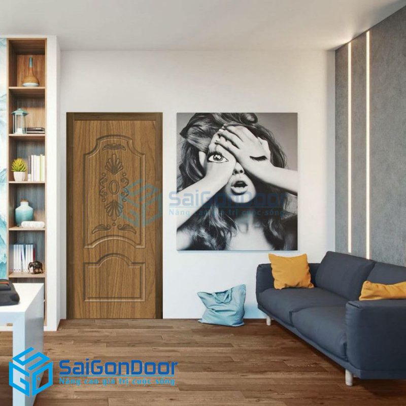 Giải mã lý do cửa nhựa giả gỗ đẹp cao cấp ngày càng thịnh hành 7 cua nhua sung yu SYB 227