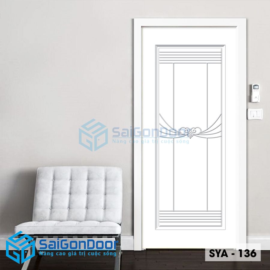 Cửa nhựa Sung yu SYA-136 1 cua nhua sungyu mau cu SYA 136