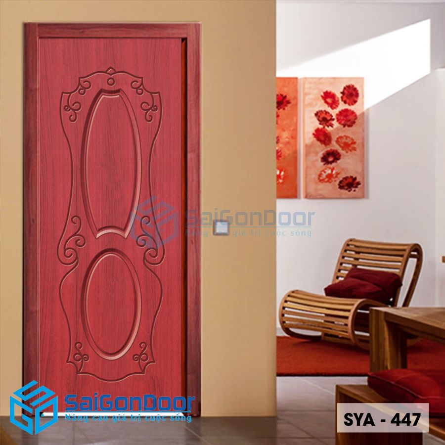 Cửa nhựa Sung yu SYA-447 1 cua nhua sungyu mau cu SYA 447