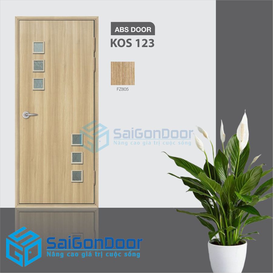 Cửa nhựa ABS Hàn Quốc KOS 123 1 KOS20123 1