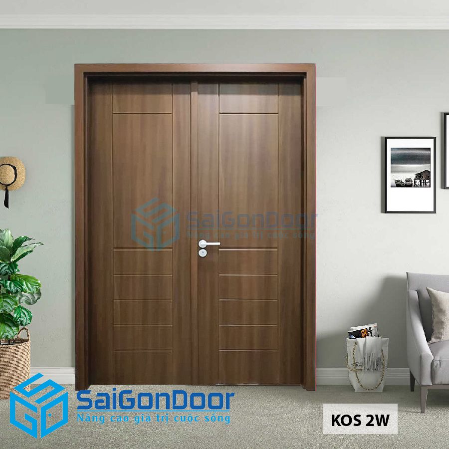 Cửa nhựa ABS Hàn Quốc KOS 2W 1 KOS202W 2