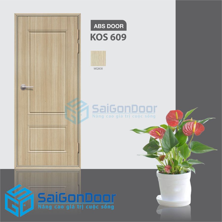 Cửa nhựa ABS Hàn Quốc KOS 609 1 KOS20609 3